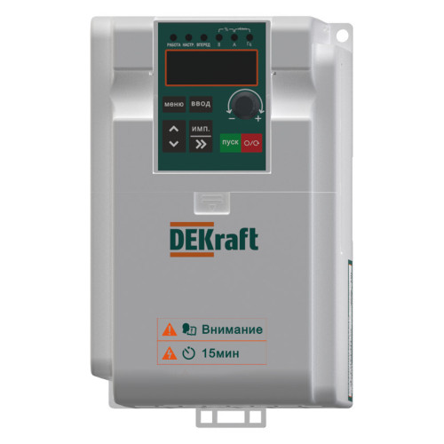 Преобразователь частоты DEKV060-2.2./3.7кВт 3 фазы 380В с торм. модулем