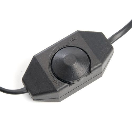 Сетевой шнур с диммером 230V 2м, черный, DM103-200W Сетевой шнур с диммером 230V 2м, черный, DM103-200W