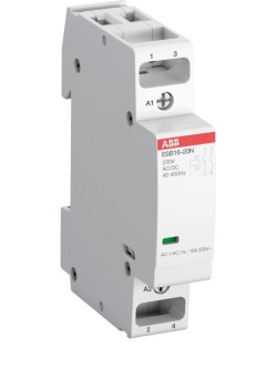 Контактор ESB16-20N-06 модульный (16А АС-1 2НО) катушка 230В AC/DC ABB 1SBE111111R0620