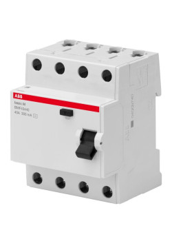 Выключатель диф. тока 4п 63А 30мА тип AC Basic M BMF41463 ABB 2CSF604041R1630
