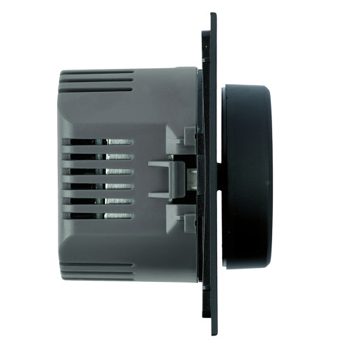 Выключатель диммирующий (механизм), STEKKER, 250В, 1200W, серия Мия, RSW10-3106-05, черный бархат Выключатель диммирующий (механизм), STEKKER, 250В, 1200W, серия Мия, RSW10-3106-05, черный бархат