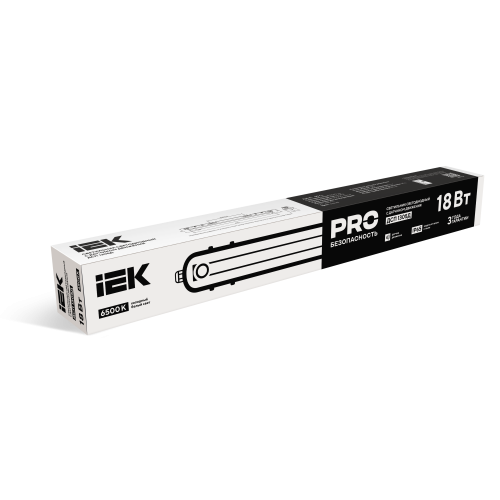 Светильник светодиодный ДСП 1305Д 18Вт 6500К IP65 600мм серый пластиковый с инфракрасным датчиком движения IEK