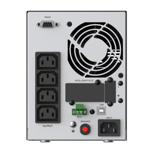ИБП CBR ESSENCE ESN-1000C Online 1000 VA / 1000 W, Tower, 4 x C13, LCD, HID-USB, RS232, EPO, SNMP slot/ UPS CBR Online Tower