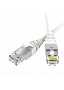 Патч-корд экранированный Ultra SLIM CAT6A S/FTP 4х2, 30 AWG, LSZH, белый, 3м