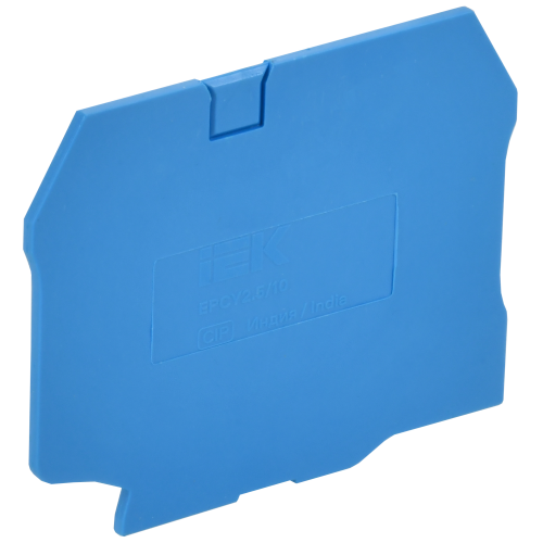 ARMAFIX Заглушка EPCY2.5/10BU для колодок клеммных CY2.5-CY10 синяя IEK