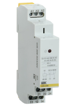 Реле промежуточное OIR 2 контакта (8А) 230 В AC