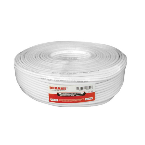 Кабель КВК-В-1.5+2х0.5 бухта Б (м) REXANT 01-4012 Кабель КВК-В-1.5+2х0.5 бухта Б (м) REXANT 01-4012