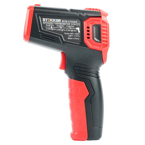 MTM HT650A Дистанционный измеритель температуры (пирометр), 2 батареи тип ААА 1,5В, черный/красный MTM HT650A Дистанционный измеритель температуры (пирометр), 2 батареи тип ААА 1,5В, черный/красный
