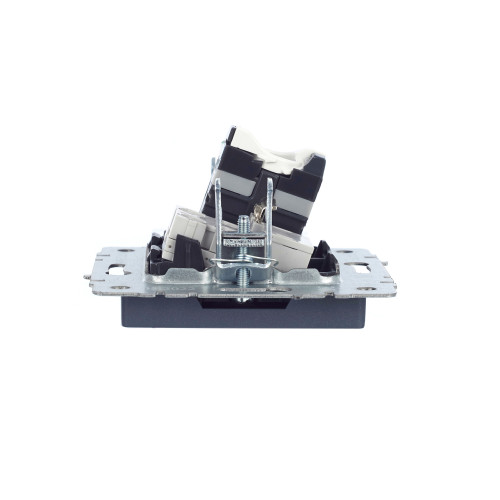 BRITE Розетка двойная RJ11+RJ45 кат.5E РК/Т12-БрМ маренго IEK BRITE Розетка двойная RJ11+RJ45 кат.5E РК/Т12-БрМ маренго IEK