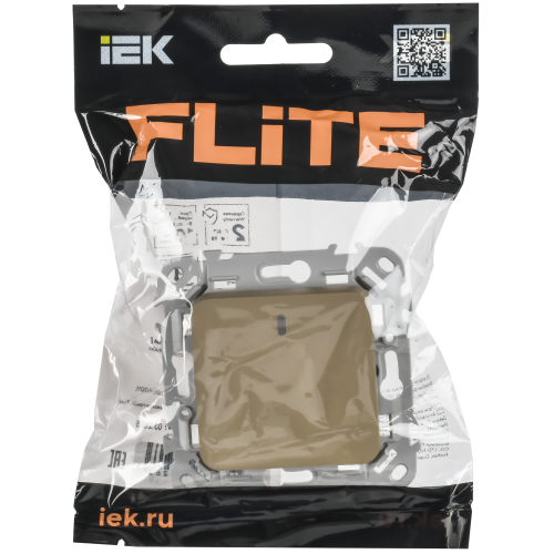 FLITE Выключатель 1-клавишный проходной с индикацией 10А ВС61-1-1-ФлХ хаки IEK FLITE Выключатель 1-клавишный проходной с индикацией 10А ВС61-1-1-ФлХ хаки IEK