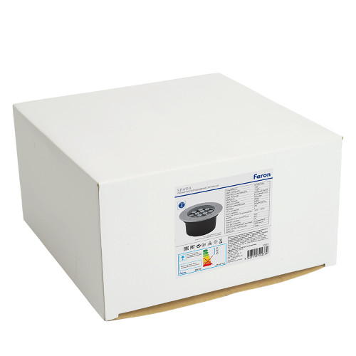 Светодиодный светильник тротуарный (грунтовый) Feron SP4114 12W 6400K 230V IP67 Светодиодный светильник тротуарный (грунтовый) Feron SP4114 12W 6400K 230V IP67