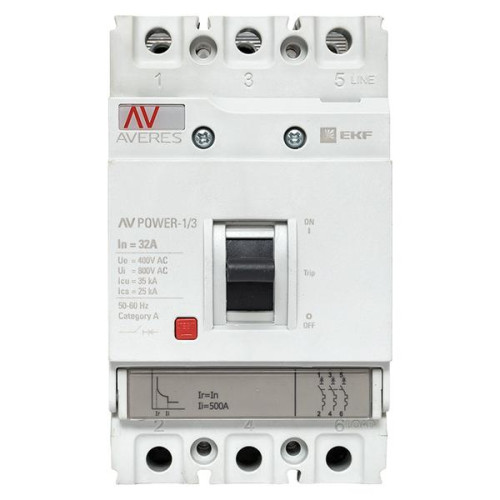 AV-POWER-1/3 32А 35кА TR EKF AV-POWER-1/3 32А 35кА TR EKF