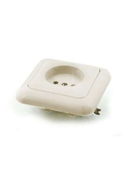 Розетка 1-м СП РС10-005 10А IP20 бел. БЕЛ. ЦЕРКОВЬ РС10-005