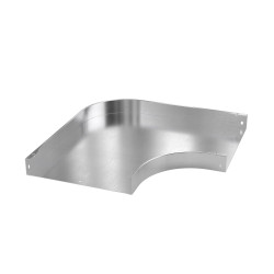 Угол горизонтальный 90 градусов 50х75, 0,8 мм, INOX304 в комплекте с крепежными элементами и соединительными пластинами, необходимыми для монтажа