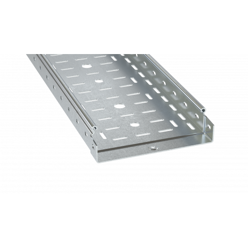 Лоток перфорированный 50x600х4000, 1,5 мм, горячеоцинкованный