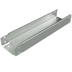 Лоток неперфорированный 300х100 L3000 сталь 1мм LN100х300х1.0 БЫСТРЫЙ МОНТАЖ КМ