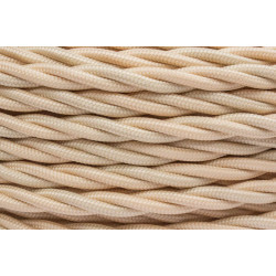 Провод ретро 3х1.5 матов. зол./песочн. (уп.150м) Bironi B1-434-719-150