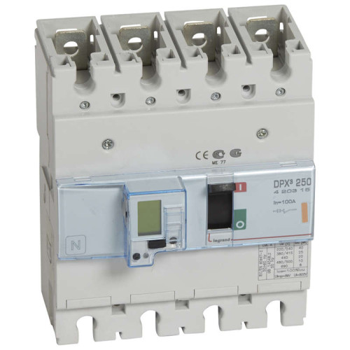 Выключатель авт. 4п DPX3 250 100А 25kA Leg