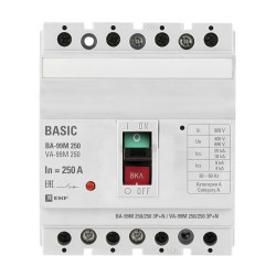 Выключатель авт. 3п+N ВА-99М 250/250А 25кА Basic EKF