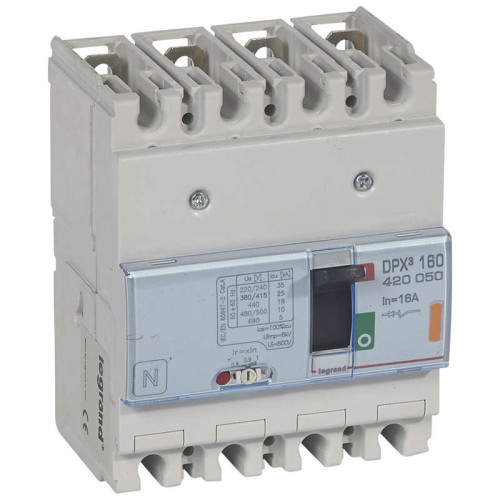 Выключатель авт. 4п DPX3 160 16А 25kA Leg