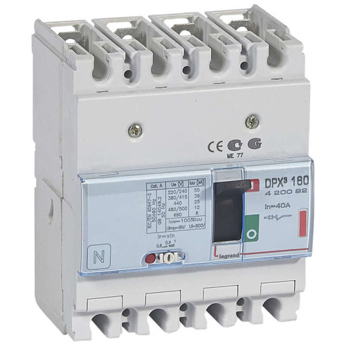 Выключатель авт. 4п DPX3 160 40А 36kA Leg