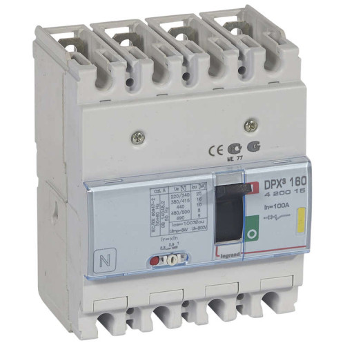 Выключатель авт. 4п DPX3 160 100А 16кА Leg