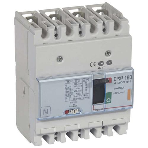 Выключатель авт. 4п DPX3 160 25А 25kA Leg